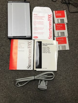Vintage Hayes Smartmodem Optima 9600 Data,  Fax96 - W/books & Disks