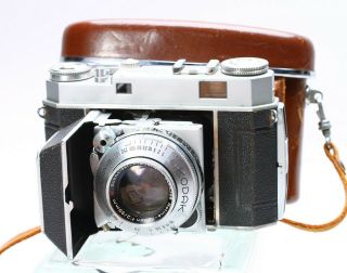 Kodak Retina Iia 35mm Film Rangefinder Camera W/ Schneider Xenon 50mm F/2 Lens
