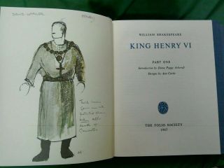 Folio Society Book,  King Henry VI,  parts one,  two,  three 3
