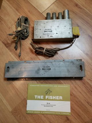 The Fisher Dynamic Spacexpander Spring Reverb Unit For Parts/repair