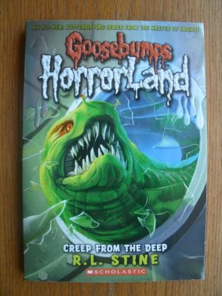 R.  L.  Stine Goosebumps Horrorland: Creep From The Deep 1st Ed Sc Signed Fine