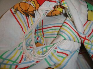 Vintage Garfield cat twin sheets flat fitted color 5