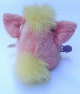 Furby Baby Vintage 1999 Pink Yellow w/ Blue Eyes - 3