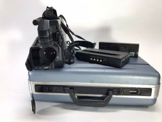 Vintage Panasonic Omni Movie Vhs Model Pv - 320d W/ Case Charger &