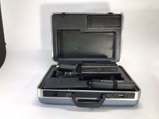 Vintage Panasonic Omni Movie VHS Model Pv - 320D W/ Case Charger & 4