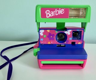Vintage Polaroid Barbie Instant Film One Step 600 Camera -