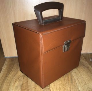 Vintage Retro Record Storage Carry Case Box Vinyl Album 7 