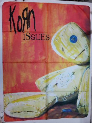 Vintage Korn 1999 Textile Poster Flag