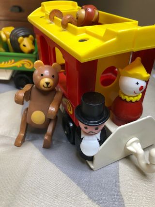 Fisher - Price Little People Circus Train With Animals Vintage 1970s