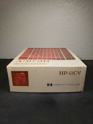 Vintage HP - 41CV Calculator Box 3