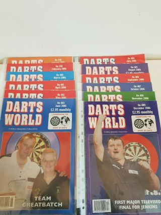 Darts World Magazines - All 12 Issues 2006 Vintage