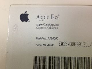 Apple IIGS A2S6000 { } 4