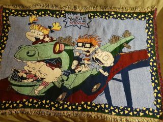 Vintage The Rugrats Movie Tapestry Throw Blanket
