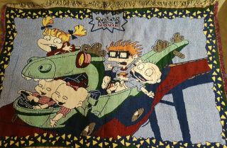 Vintage The RUGRATS Movie Tapestry Throw Blanket 3