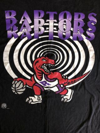Vintage 90s Toronto Raptors Nba Basketball Shirt XL/XXL OVO 2