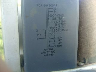 RCA BA - 74B monitor amplifier pair & 78a cue amp w/UTC Kenyon ADC. 5