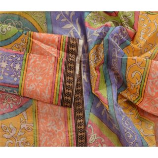 Sanskriti Vintage Dupatta Long Stole Blend Cotton Wrap Hijab Printed Scarves