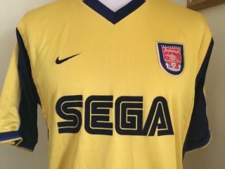 1999 - 2000 Arsenal Away Shirt,  Vintage Nike,  Adults L VGC 2