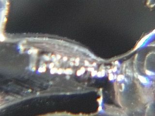 Vintage TRIFARI Crown Mark Rhinestone Silver Tone BROOCH Pin Clip Earrings 4