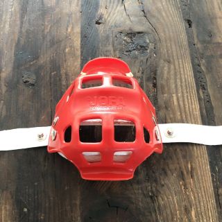 Jofa hockey helmet mouthguard red vintage classic BMX 2