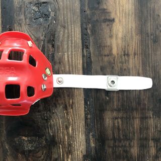 Jofa hockey helmet mouthguard red vintage classic BMX 5
