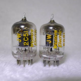 Matched Pair Western Electric Jw 396a/2c51 Square Getter 1956 Same Date Mil - Spec