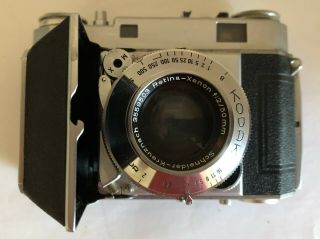 Kodak Retina Iia 2a Camera With Case Schneider - Kreuznach Retina - Xenon 50mm F/2