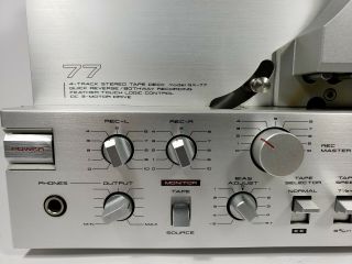 Akai GX - 77 Reel - to - Reel 4 - Track Stereo Tape Deck Repair - - READ INFO - - 4