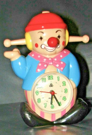 Vintage Talking Clown Alarm Clock Taiwan
