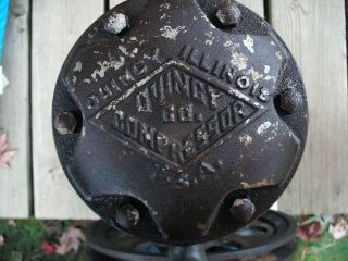 Vintage Quincy Compressor Co.  Suction Pump - Great Lawn Ornament 4