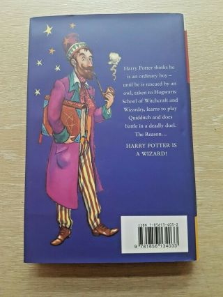 HARRY POTTER AND THE PHILOSOPHER ' S STONE - JOANNE ROWLING 1998 H/BK RARE 2