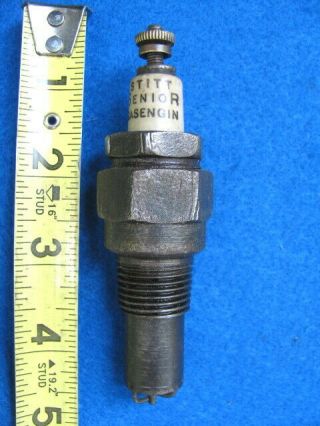 Vintage ½” Pipe,  Stitt Senior Gas Engin Spark Plug,  Hit & Miss 4”,  Long