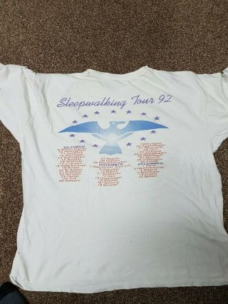 Official Vintage Magnum band Tour Shirt Sleepwalking From 1992 Tour.  XL 3