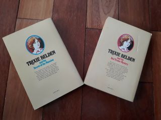 2 Trixie Belden Books: The Secret of the Mansion & The Red Trailer Mystery 2