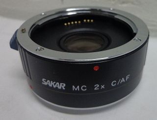 Sakar 2x Mc C/af Teleconverter For Canon Eos Film Camera -