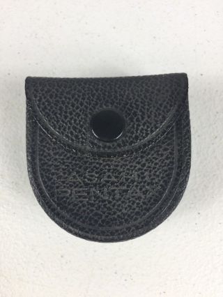 Vtg Asahi Pentax Hard Shell 49mm Filter Holder Case Velvet Liner