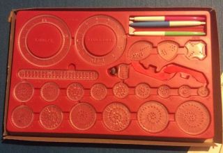 Vintage 1980 Kenner Spirograph 14210 Educational Design Drawing Toy 2