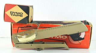 Dymo Tapewriter Labelmaker M - 54 - Vintage W/original Box S - 50