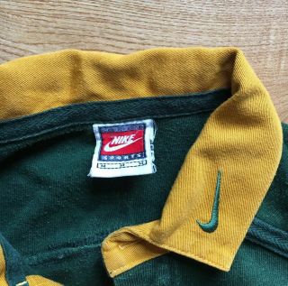 Retro Vintage South African Rugby Union Shirt Jersey M Springboks Green Yellow 4