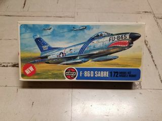 Vintage Airfix/mpc 1/72 North American F - 86d Sabre Two Kits