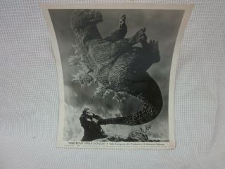 Vintage King Kong Vs Godzilla Movie B&w Photo 8 " X10 " 1963 Toho