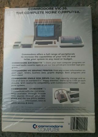 RARE NOS Commodore VIC VC 20 EXPANDER cartridge MIB 2