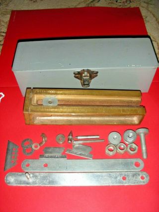 Vintage Professional Allpax Brass Adjustable Extension Gasket Cutter