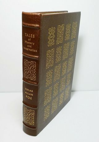 Easton Press Edgar Allan Poe Tales Of Mystery And Imagination Leather Bound Book