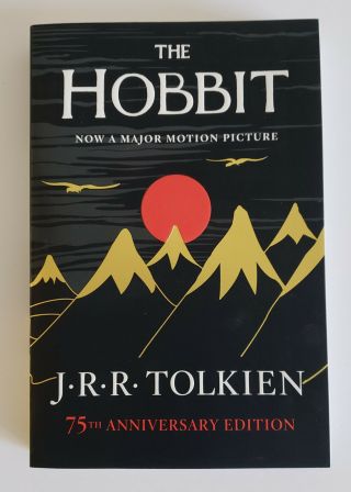 The Hobbit By J.  R.  R Tolkien 75th Anniversary Edition Softcover Book
