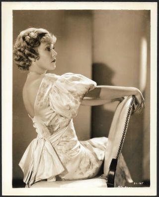 Refined Star Dorothy Lee Hollywood Regency Vintage 1930s Rko Glamour Photograph