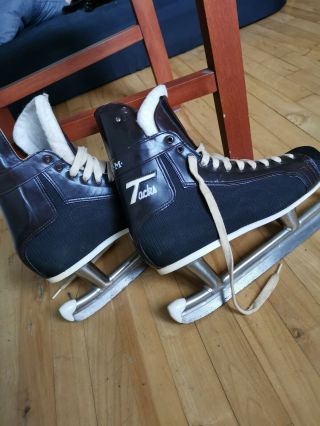 Vintage CCM Tacks Ice Skates Made In Canada Size 9.  5 5