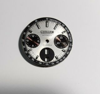 Citizen Chronograph 8110 Japan Watch Dial Silver Colour,  Vintage.