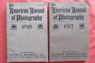 1917 & 1918 The American Annual Of Photography - George Murphy,  Inc.  York