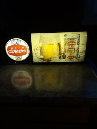 Vintage Schaefer Beer Bar Light